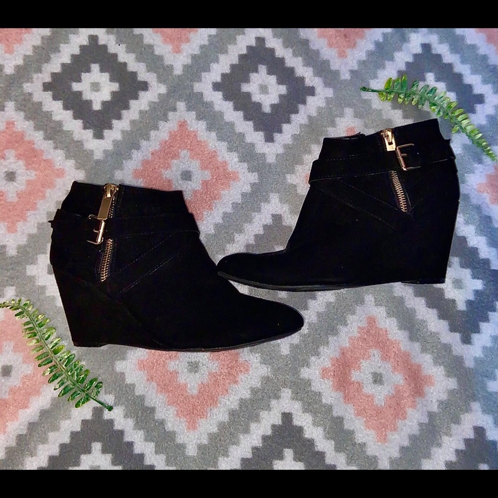 Brand new black booties!